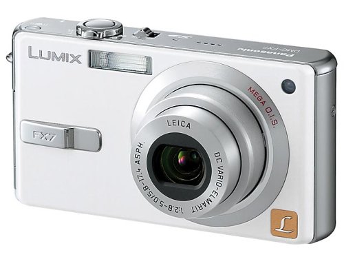 【中古】「非常に良い」パナソニック DMC-FX7-W LUMIX デジタルカメラ 500万画素|オマツリライフ別館