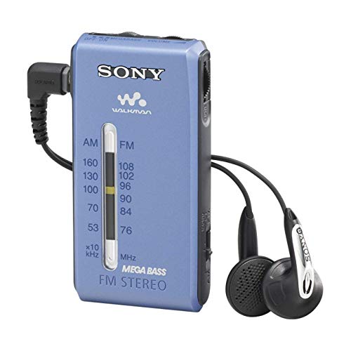 【中古】「非常に良い」SONY FMステレオ/AMポケッタブルラジオ ブルー SRF-S86/L