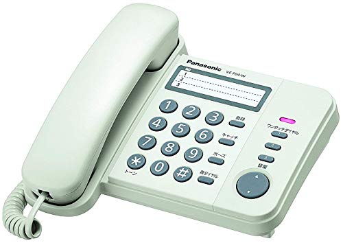 【中古】「未当て嵌める品」パナソニック 青写真電話機 VE-F04-W