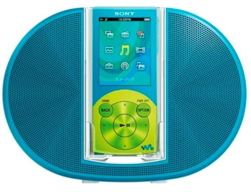 【中古】「非常に良い」SONY ウォークマン Sシリーズ スピーカー付 [メモリータイプ] 16GB ブルー NW-S645K/L｜オマツリライフ別館