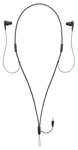 【中古】SONY カナル型イヤホン ネックストラップ式 ノイズキャンセリング搭載ウォークマン専用 ブラック MDR-NWN33S/B|オマツリライフ別館