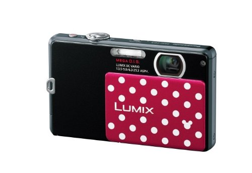 【中古】「未当て嵌める品」パナソニック デジタル写真機 LUMIX FP3 ウォルトディズニー青写真 黒いこと DMC-FP3-KA 1410万絵素 光学4倍望遠レンズ 3.0型タッチパネル