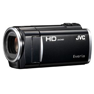 【中古】「非常に良い」JVCケンウッド JVC 64GBフルハイビジョンメモリームービー クリアブラック GZ-HM690-B