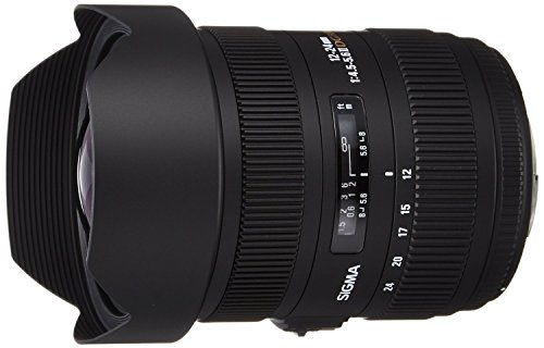 【中古】「ほぼ新品」SIGMA 広角望遠レンズ 12-24粍 F4.5-5.6IIDG HSM シグマ用 フルサイズ相応う 204563