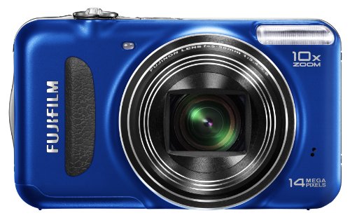 【中古】FUJIFILM デジタル写真器 FinePix T300 青色 FX-T300BL コンパクトデジタルカメラ-TV・オーディオ・カメラ-デジタルカメラ