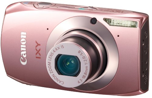 【中古】Canon デジタル写真機 IXY32サクラ色 IXY32S(PK) 1210万絵素 光学4.4倍望遠レンズ 3.2型ワイドタッチパネル 盛りだくさん固定ディスク画像