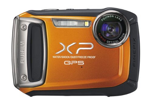 【中古】「人並み外れたに好いたらしい」FUJIFILM デジタル写真機 FinePix XP150 雨合羽 オレンジ色 F FX-XP150OR