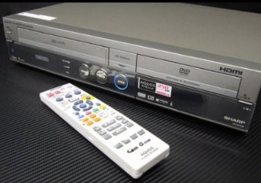 【中古】シャープ 250GB HDD搭載ビデオ一体型DVDレコーダーAQUOS VHSビデオ一体型 DV-ACV32