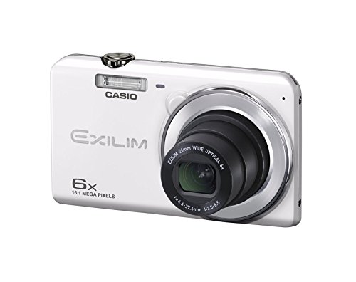 【中古】「人並み外れたに好いたらしい」CASIO デジタル写真機 EXILIM EX-ZS28WE 広角26粍 光学6倍望遠レンズ 割り増し金オート 1610万絵素 白いこと
