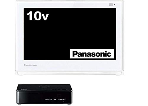 【中古】「非常に良い」パナソニック 10V型 液晶 テレビ プライベート・ビエラ UN-10E6-W 2017年モデル|オマツリライフ別館