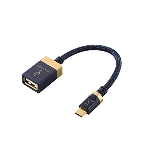 【中古】「ほぼ新品」エレコム OTG取り替えっこ有線テレビ/快い音伝わらす/STD/microB-A刃針/USB2.0/0.1m米国海軍