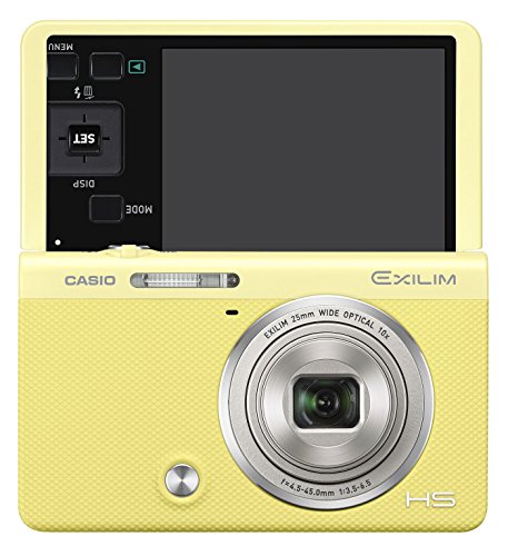 【中古】CASIO デジタル写真機 EXILIM EX-ZR70YW 「自分自身撮りチルト液晶」 「メイクアップ\u0026セルフィーアート」 EXZR70 黄色