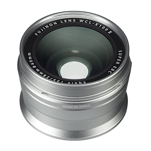 【中古】Fujifilm Fujinon 広角変換レンズ X100シリーズカメラ用 シルバー (WCL-X100 S II)|オマツリライフ別館