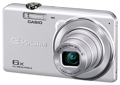 【中古】CASIO デジタルカメラ EXILIM EX-ZS29SR 広角26mm 光学6倍ズーム プレミアムオート 1610万画素 シルバー