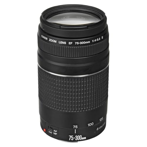 【中古】「未使用品」Canon EF 75 ? 300 mm f / 4 ? 5.6 III望遠ズームレンズfor Canon SLRカメラ、6473 a003 (認定Refurbished )