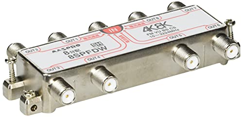 【中古】「ほぼ新品」マスプロ電工 4K8K人工衛星言いひろめる(3224MHz)相応う 8分かちあう器 全端子電流くぐり抜ける型 8SPFDW