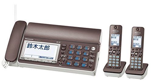 【中古】「非常に良い」パナソニック デジタルコードレスファクス(子機2台) KX-PD615DW-T