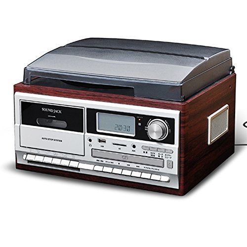 【中古】「非常に良い」パソコン不要でダビング マルチレコードプレーヤー ブラウンウッド VS-M009 ベルソス