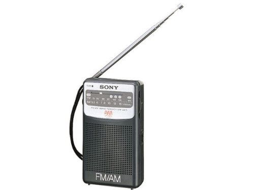 【中古】SONY SRF-AX15 FMラジオ (ブラック)