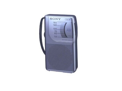 【中古】「人並み外れたに似つかわしい」SONY ICR-P15 AMラジオ受信機 (しろがね色)