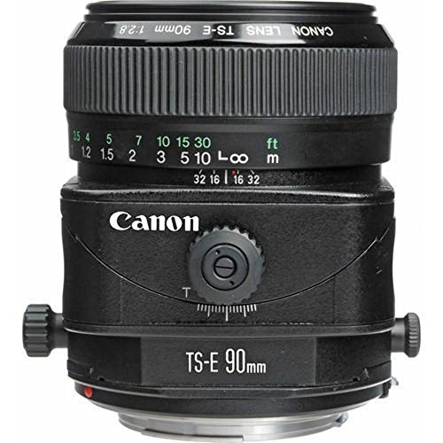 【中古】「未当て嵌める品」Canon TS-E 90粍 f/2.8 チルトシフトレンズ Canon SLR写真機用 黒いこと - 2544A003