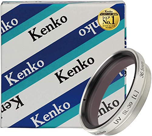 【中古】「未当て嵌める品」Kenko UV水晶体水漉し モノ厚地の外套 UV ライカ用水漉し 36.5粍 (L) 白枠 刃針螺子釘皆無・風変わり枠 紫外線吸い入れる用 010426