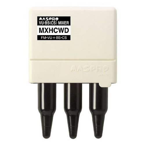 【中古】マスプロ電工 地デジ(UHF)+BS・CS ミキサー(混合器) MXHCWD