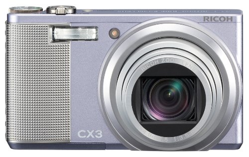 【中古】「非常に良い」RICOH デジタルカメラ CX3 すみれ CX3SU|オマツリライフ別館