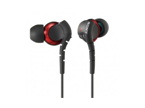 【中古】「非常に良い」SONY カナル型イヤホン レッド MDR-EX310SL/R