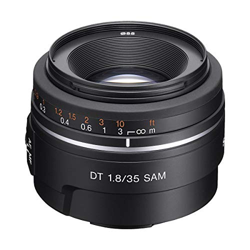 【中古】Sony Alpha SAL35F18 35mm f/1.8 Aマウント広角レンズ(ブラック)