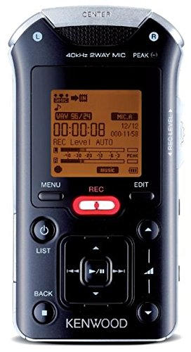 【中古】「人並み外れたに似つかわしい」KENWOOD MGR-E8-B microSD歌留多拡張スロット/2GB記憶装置積み上げるデジタルPCMリコーダー 黒いこと