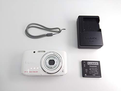 【中古】「未当て嵌める品」パナソニック デジタル写真機 ルミックス S2 光学4倍 白いこと DMC-S2-W