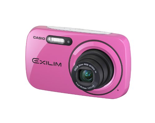 【中古】「人並み外れたに好いたらしい」CASIO デジタル写真機 EXILIM EXN1PK 1610万絵素 広角26粍 EX-N1PK サクラ色