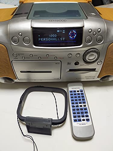 【中古】KENWOOD ケンウッド JVC MDX-F3-Y イエロー MDパーソナルステレオシステムRAMPAGE（ランページ）（CD/MD/カセット）（ラジカセ形状）