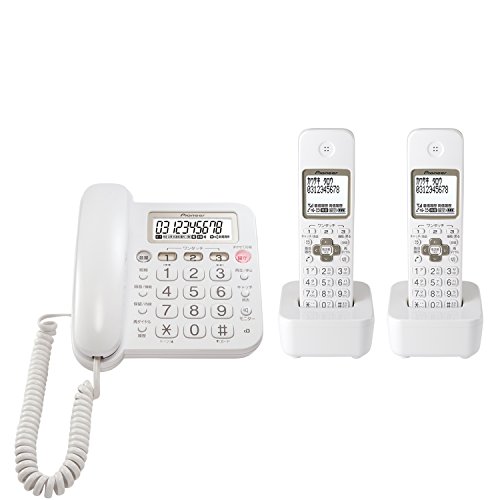 【中古】「非常に良い」パイオニア TF-SA15W デジタルコードレス電話機 子機2台付き/迷惑電話対策 ホワイト TF-SA15W-W｜オマツリライフ別館 19,023円