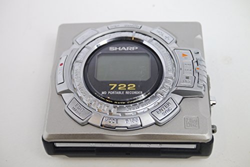 【中古】「人並み外れたに好いたらしい」SHARP せつ然たる md-ms722-s しろがね色 携帯型MDリコーダー（MD吹き込み生まれ変わり兼用機/録再/MDウォークマン/MD電気蓄音機）