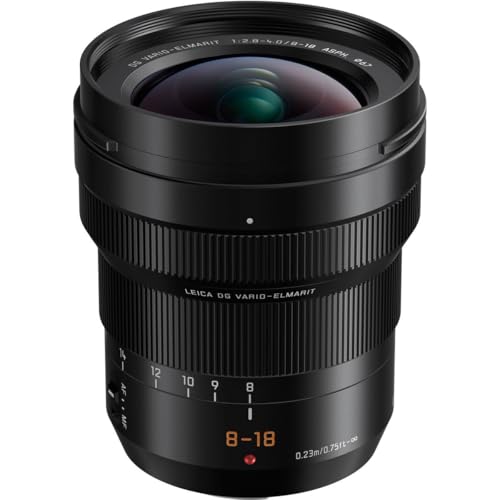 【中古】「ほぼ新品」Panasonic LUMIX Professional 8-18粍 写真機水晶体 G LEICA DG VARIO-ELMARIT F2.8-4.0 ASPH 銀鏡レスマイクロフォーサーズ H-E08018