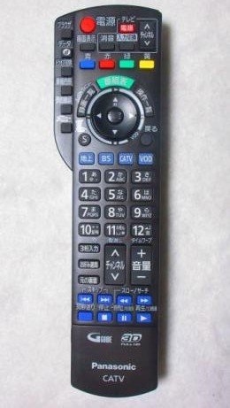 【中古】「非常に良い」Panasonic 3D ブルーレイ レコーダー CATV 用 純正リモコン 対応機種:TZ-BDT910MTZ-BDT910FTZ-BDT910PTZ-BDT920JTZ-BDT9|オマツリライフ別館