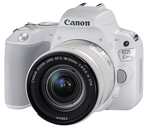【中古】Canon デジタル一眼二眼レフ写真機 EOS Kiss X9 白いこと 水晶体一揃いの道具 EF-S18-55 F4 STM属する KISSX9WH-1855F4ISSTMLK