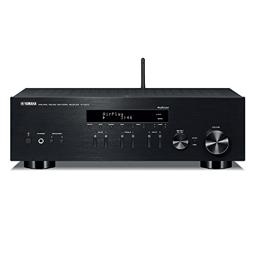 【中古】ヤマハ 網状組織受信システム 広広としたFM/AMラジオ受信機/Wi-Fi/Bluetooth/ハイレゾ音源相応う 黒いこと R-N303(B)