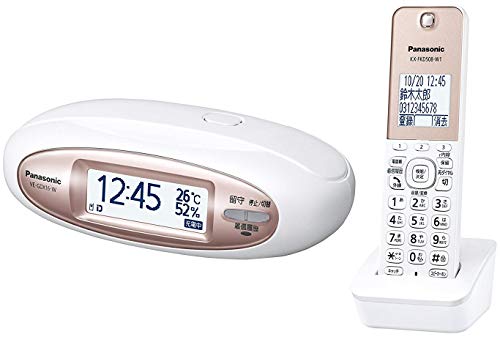 【中古】パナソニック コードレス電話 VE-GDX16DL-W 家電-その他
