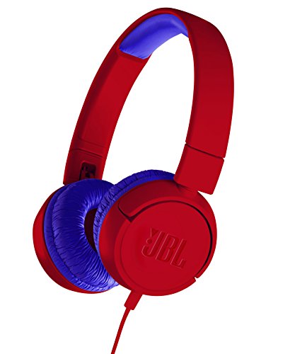 【中古】JBL JR300 小わっぱ向け 受話器 音の大きさ抑えつける役立つこと積み上げる/カスタマイズ押捺属する 赤いこと/青碧 JBLJR300RED