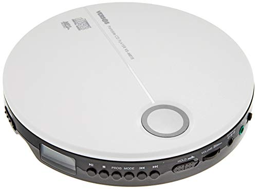 【中古】VERSOS 語学学習・音楽 ポータブルCDプレーヤー ホワイト×ブラック VS-M015WB