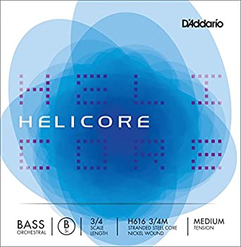 【中古】「ほぼ新品」D'Addario ダダリオ ウッドベース(コントラバス)バラ弦 Helicore 3/4スケール Low-B H616 (国内正規品)|オマツリライフ別館