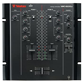 【中古】（非常に良い）Vestax DJミキサー VMC-002XLu TUB オーディオインターフェイス内蔵 3バンドアイソレーター/XLR出力端子搭載
