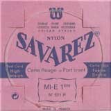 【中古】(非常に良い)SAVAREZ 524R ピンクラベル クラシックギター バラ弦×5本