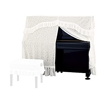 【中古】「未使用品」アルプス/アップライトピアノカバー(ジャガードレースタイプ)A-BL/Lサイズ