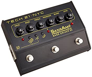 【中古】（非常に良い）TECH21 PROGRAMMABLE BASS DRIVER DI サンズアンプ SansAmp ベース専用3chプログラマブル DIボックス （国内）｜オマツリライフ別館