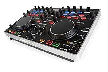 【中古】「非常に良い」DENON MC2000 USB MIDI DJコントローラー ブラック|オマツリライフ別館