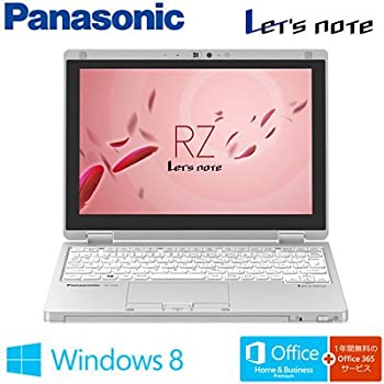 【中古】パナソニック CF-RZ4JDLBR Lets note RZ続きもの しろがね色